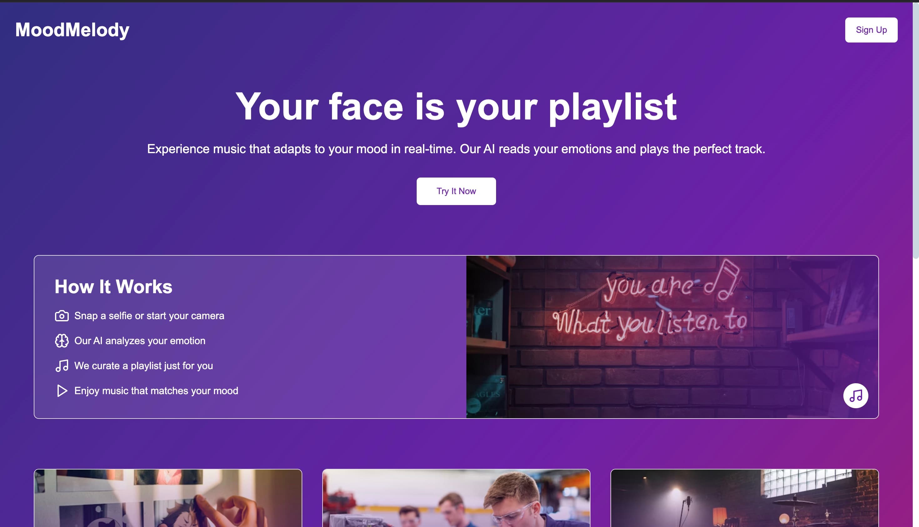Emotion-Based Music Player